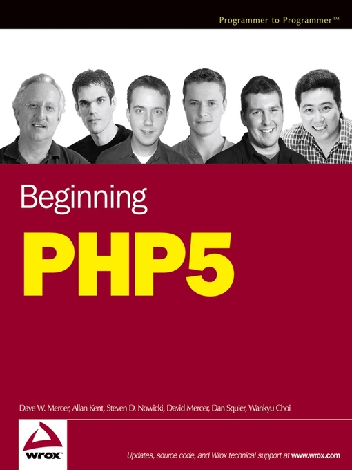 Title details for Beginning PHP5 by Dave W. Mercer - Available